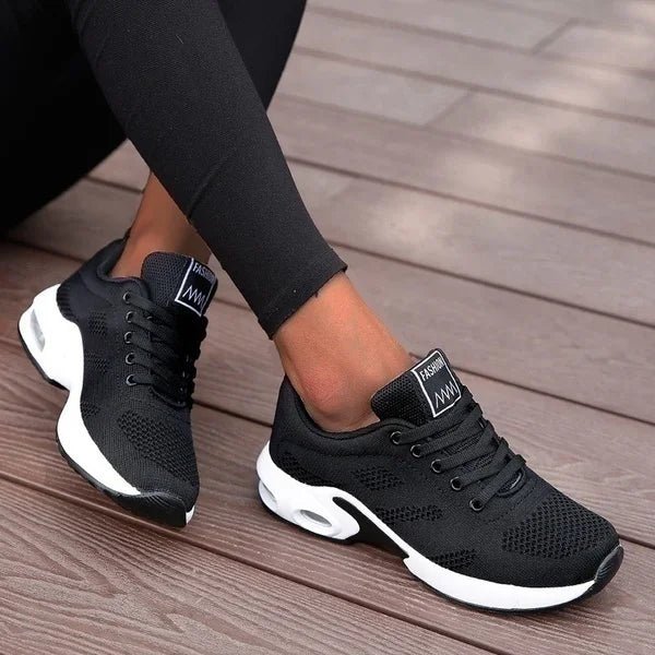 Dames Sneakers Ademend Platform Ontwerp voor Casual en Sportieve Activiteiten – Comfortabele Hardloopschoenen – met Platform - Dames - Schoenen