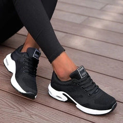 Dames Sneakers Ademend Platform Ontwerp voor Casual en Sportieve Activiteiten – Comfortabele Hardloopschoenen – met Platform - Dames - Schoenen