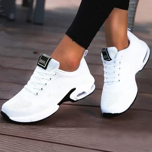Dames Sneakers Ademend Platform Ontwerp voor Casual en Sportieve Activiteiten – Comfortabele Hardloopschoenen – met Platform - Dames - Schoenen