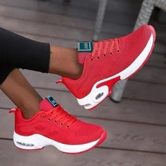 Dames Sneakers Ademend Platform Ontwerp voor Casual en Sportieve Activiteiten – Comfortabele Hardloopschoenen – met Platform - Dames - Schoenen