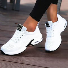 Dames Sneakers Ademend Platform Ontwerp voor Casual en Sportieve Activiteiten – Comfortabele Hardloopschoenen – met Platform - Dames - Schoenen
