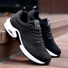 Dames Sneakers Ademend Platform Ontwerp voor Casual en Sportieve Activiteiten – Comfortabele Hardloopschoenen – met Platform - Dames - Schoenen