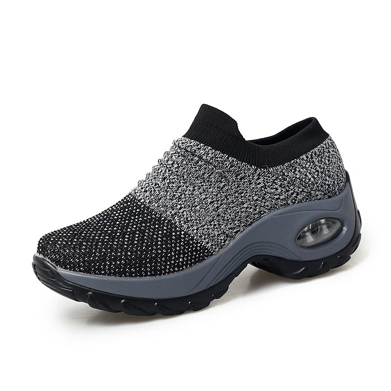 Dames Sneakers met Ademend Mesh en Platformzool – Lichtgewicht Sportschoenen voor Wandelen en Casual Gebruik - Dames - Schoenen