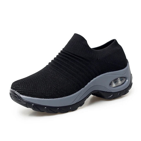 Dames Sneakers met Ademend Mesh en Platformzool – Lichtgewicht Sportschoenen voor Wandelen en Casual Gebruik - Dames - Schoenen