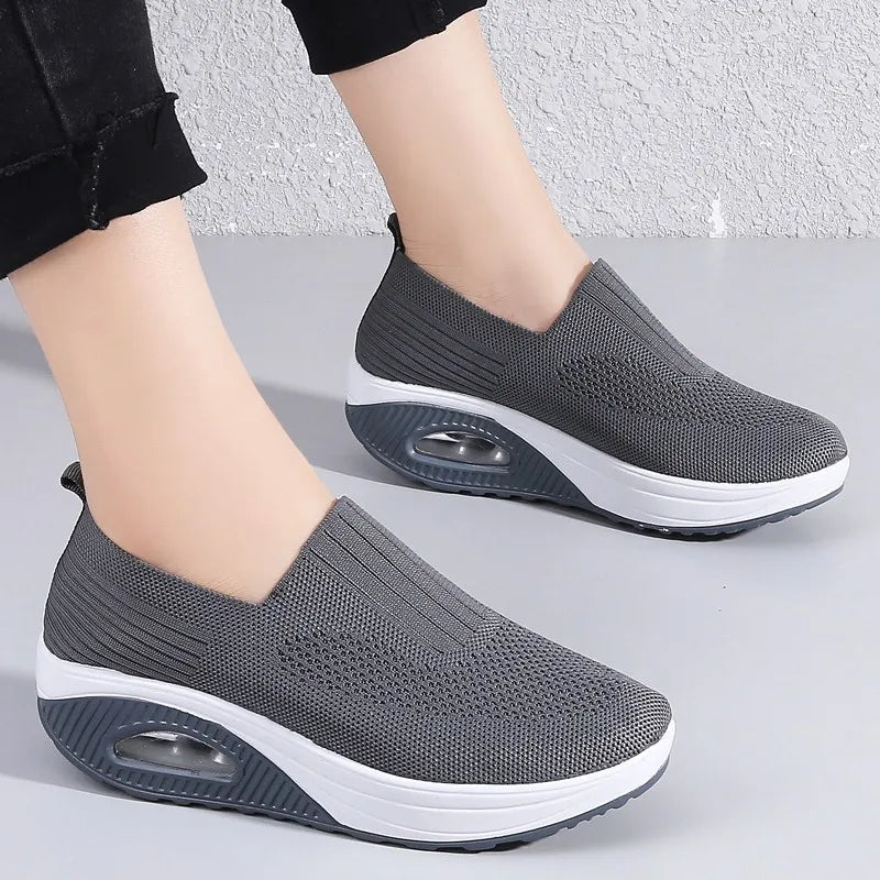 Dames Sneakers met Platform en Ademend Design voor Casual Schoenen - Lichtgewicht en Comfortabel voor Dagelijks Gebruik - Dames - Schoenen