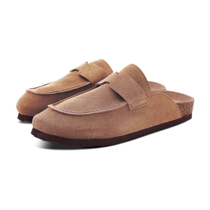 Dames Suède Klompen – Comfortabele Slip - On Klompjes met Zacht Voetbed en Boogsteun - Dames - Schoenen