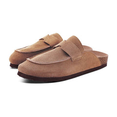 Dames Suède Klompen – Comfortabele Slip - On Klompjes met Zacht Voetbed en Boogsteun - Dames - Schoenen