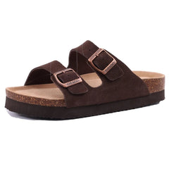 Dames Suède Klompen – Comfortabele Slip - On Klompjes met Zacht Voetbed en Boogsteun - Dames - Schoenen
