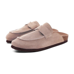 Dames Suède Klompen – Comfortabele Slip - On Klompjes met Zacht Voetbed en Boogsteun - Dames - Schoenen