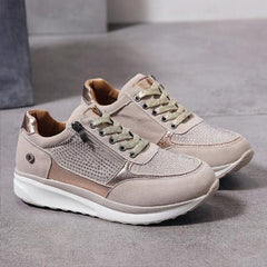 Dames Wandelschoenen met Orthopedische Ondersteuning – Comfortabel Suède en Ademend Design - Dames - Schoenen
