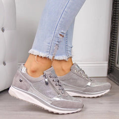 Dames Wandelschoenen met Orthopedische Ondersteuning – Comfortabel Suède en Ademend Design - Dames - Schoenen