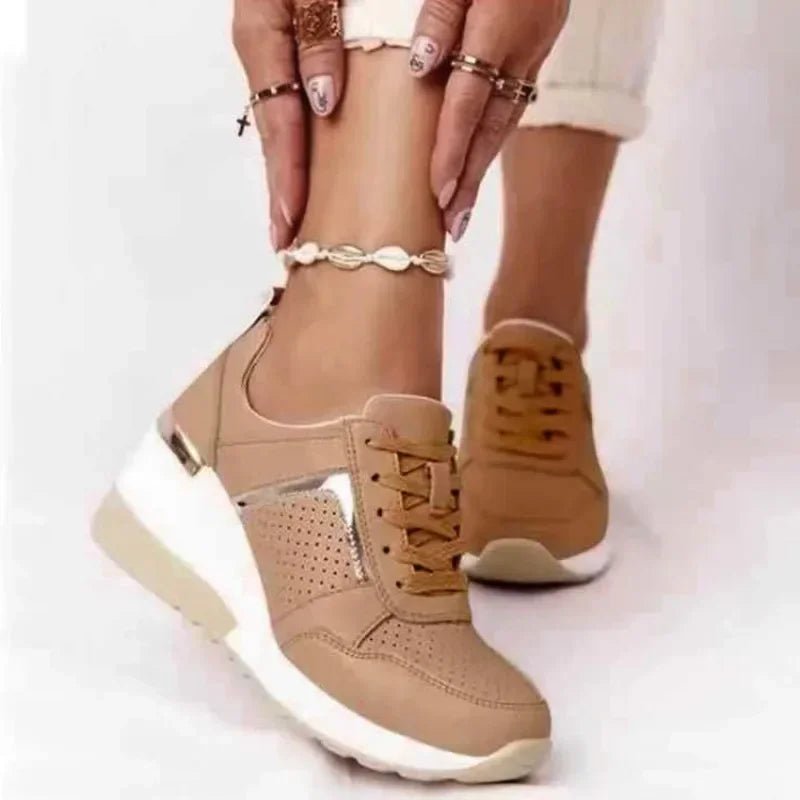 Grote Maten Dames Sneakers – Slijtvaste Casual Platform Schoenen voor Dagelijks Gebruik - Dames - Schoenen
