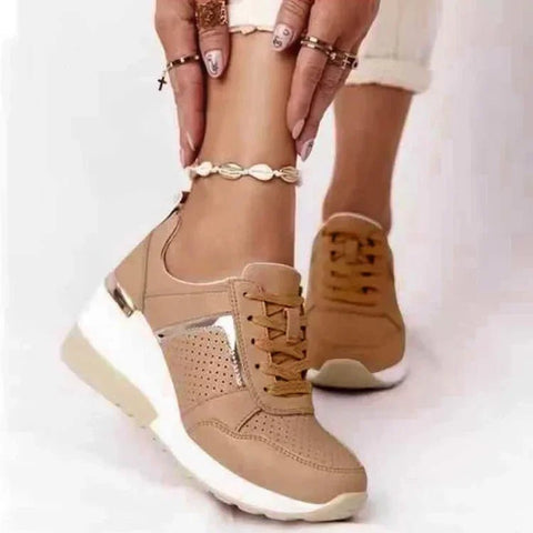 Grote Maten Dames Sneakers – Slijtvaste Casual Platform Schoenen voor Dagelijks Gebruik - Dames - Schoenen