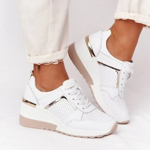 Grote Maten Dames Sneakers – Slijtvaste Casual Platform Schoenen voor Dagelijks Gebruik - Dames - Schoenen