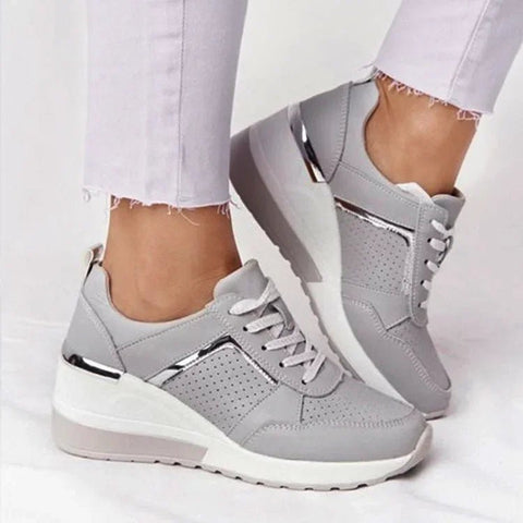 Grote Maten Dames Sneakers – Slijtvaste Casual Platform Schoenen voor Dagelijks Gebruik - Dames - Schoenen