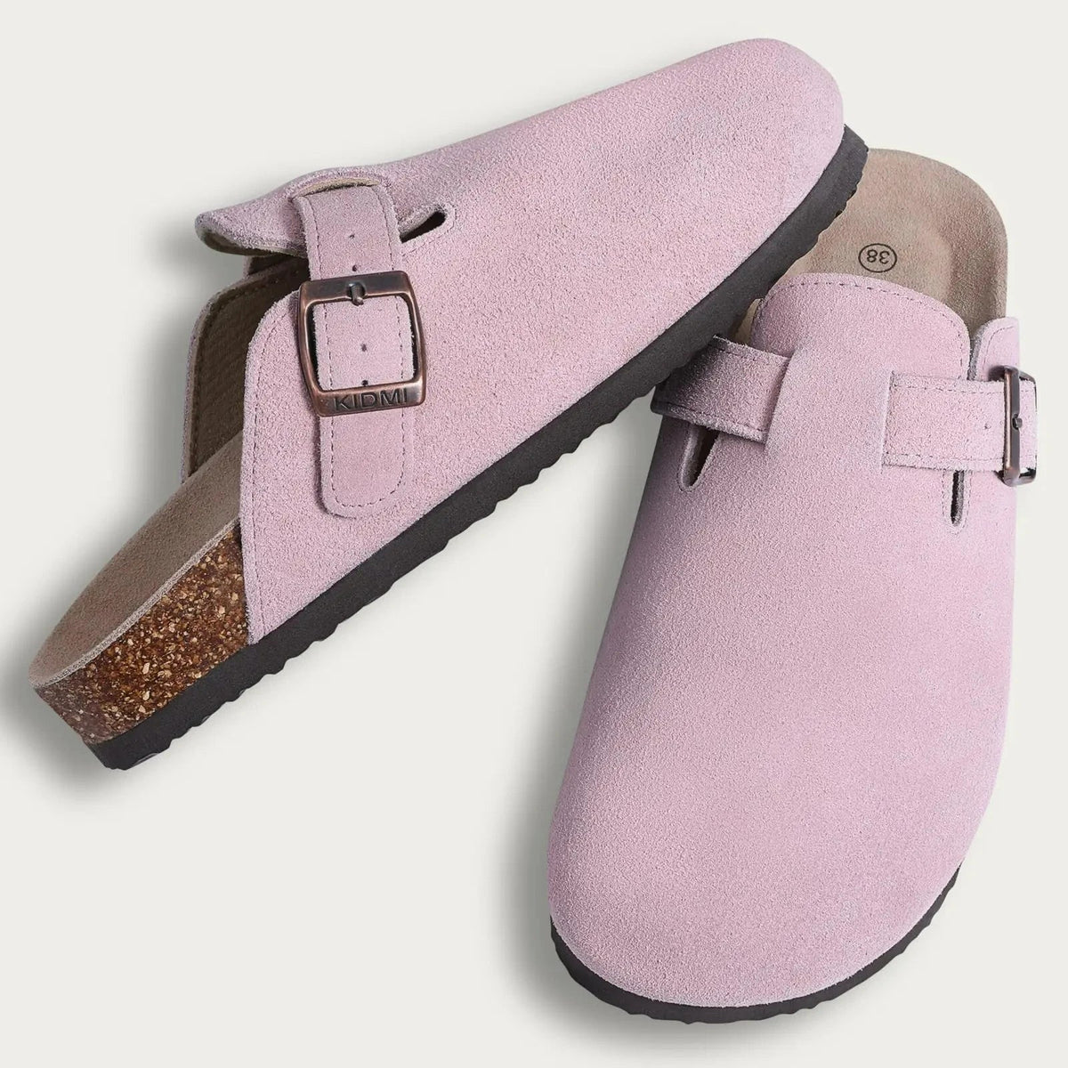 Kurk Suede Muilezels Slippers met Antislip en Boogondersteuning voor Dames – Comfortabel en Stijlvol - Dames - Schoenen