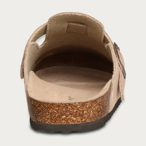 Kurk Suede Muilezels Slippers met Antislip en Boogondersteuning voor Dames – Comfortabel en Stijlvol - Dames - Schoenen