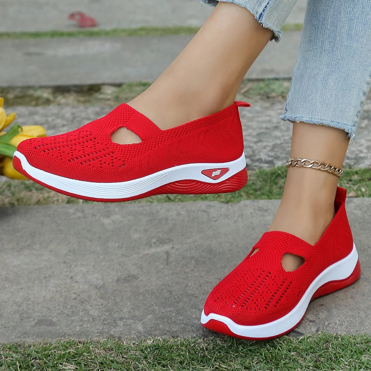Lichte Wandelschoenen Dames – Ademend en Comfortabel voor Alle Seizoenen - Dames - Schoenen
