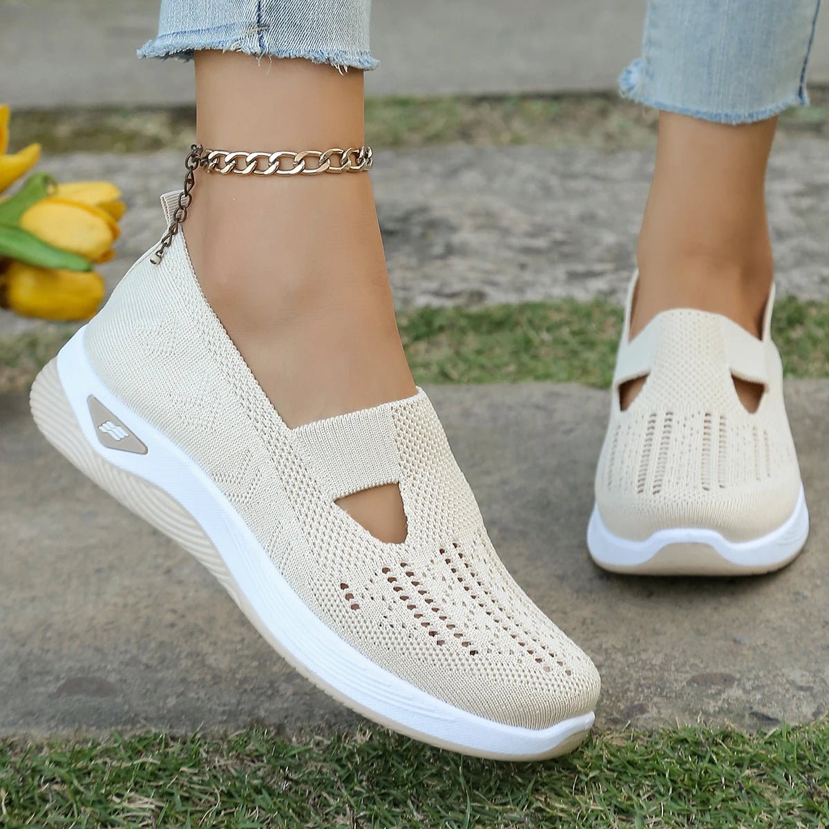 Lichte Wandelschoenen Dames – Ademend en Comfortabel voor Alle Seizoenen - Dames - Schoenen