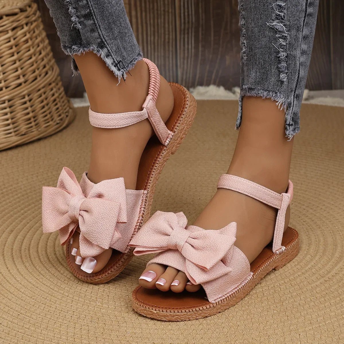 Modieuze Dames Slippers – Comfortabel Boogontwerp met Platte Hiel voor de Zomer - Dames - Schoenen