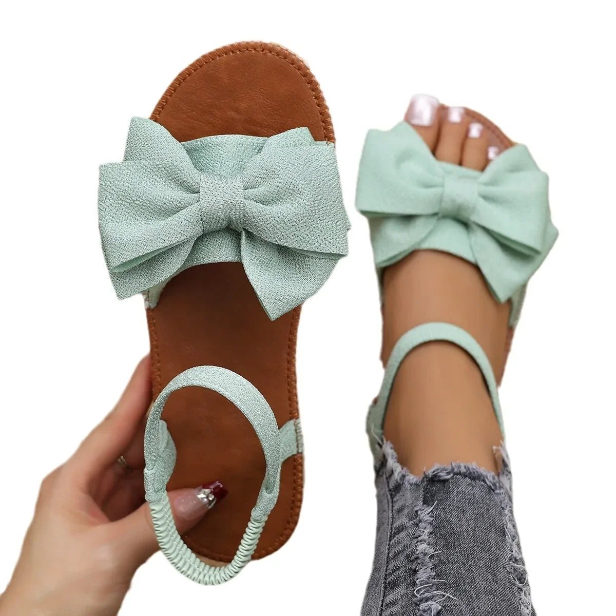 Modieuze Dames Slippers – Comfortabel Boogontwerp met Platte Hiel voor de Zomer - Dames - Schoenen