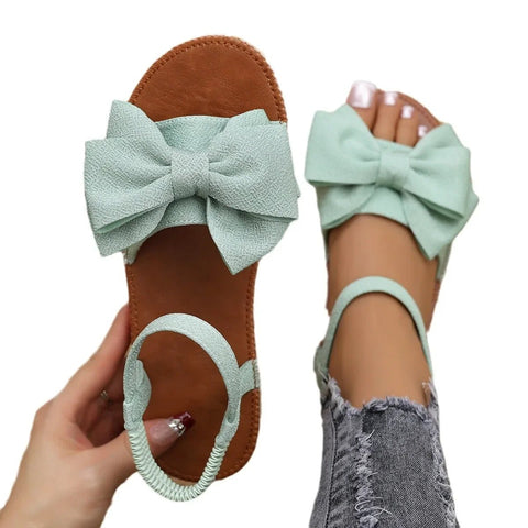 Modieuze Dames Slippers – Comfortabel Boogontwerp met Platte Hiel voor de Zomer - Dames - Schoenen