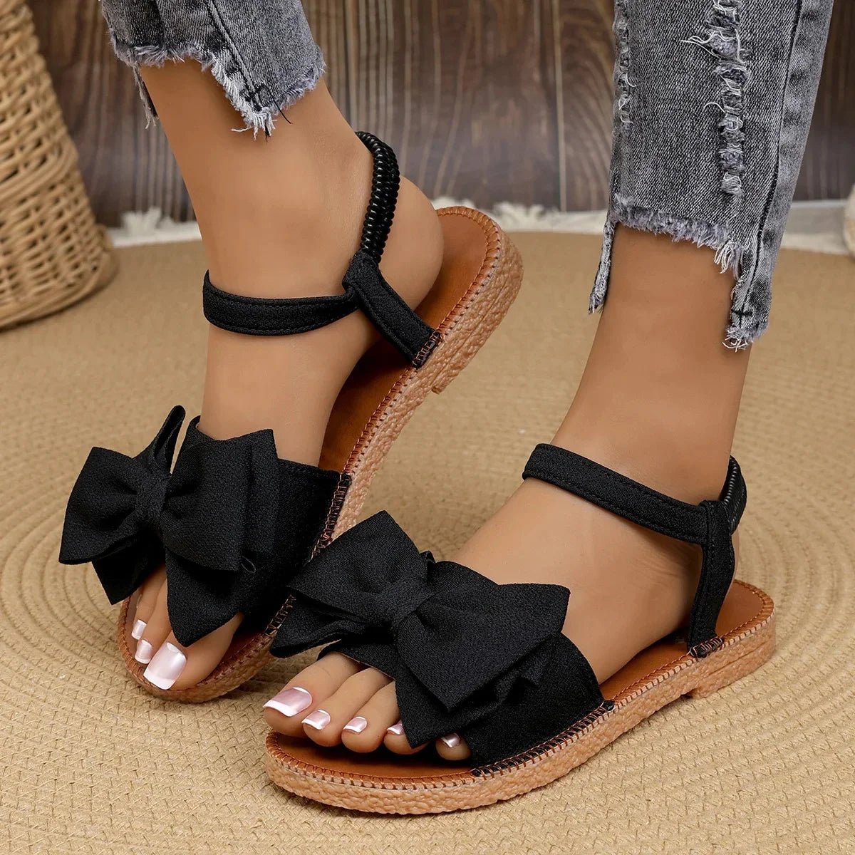 Modieuze Dames Slippers – Comfortabel Boogontwerp met Platte Hiel voor de Zomer - Dames - Schoenen