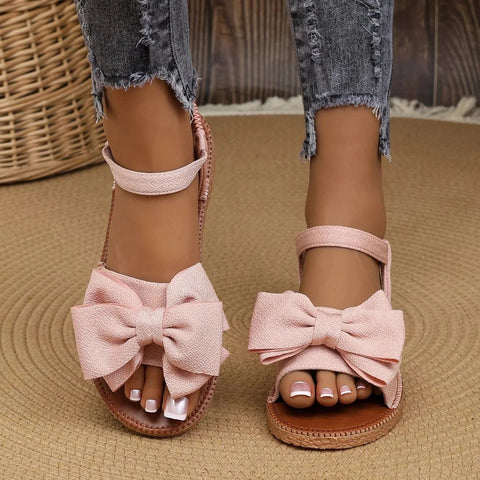 Modieuze Dames Slippers – Comfortabel Boogontwerp met Platte Hiel voor de Zomer - Dames - Schoenen