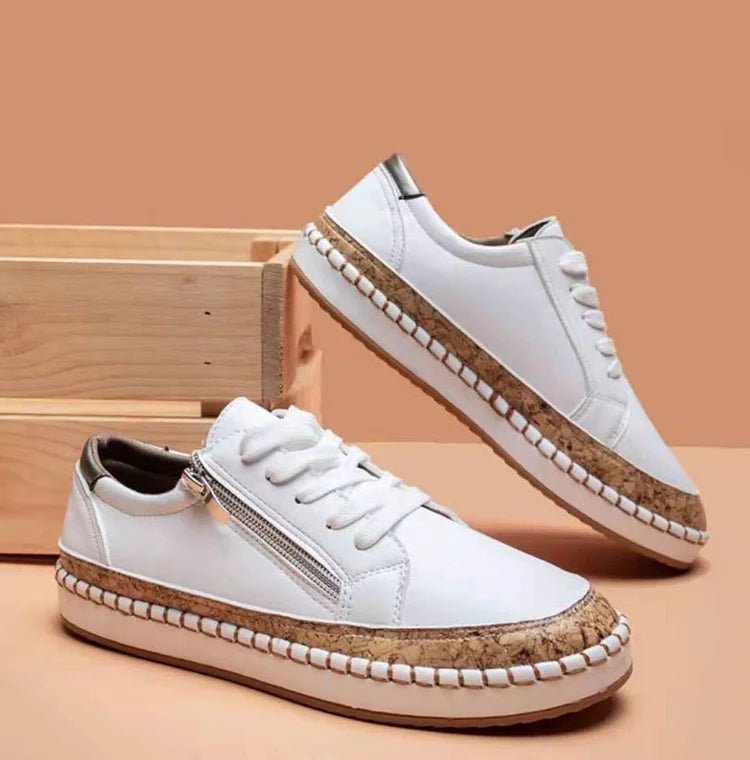 Orthopedische Dames Sneakers met Gebloemd Patroon - Ademend en Lichtgewicht Schoenen voor Comfort en Stijl - Dames - Schoenen
