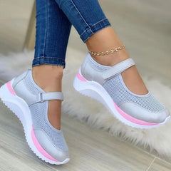 Orthopedische Dameschoenen met Schokabsorberende Zool en Ademend Materiaal – Comfortabele en Modieuze Sneakers-2