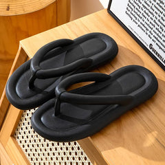 Zachte Dames Flip Flops met Antislip Zool en Dikke Platform – Ideaal voor Strand en Badkamer – met Platform - Dames - Schoenen