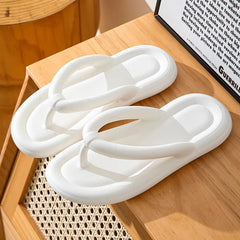 Zachte Dames Flip Flops met Antislip Zool en Dikke Platform – Ideaal voor Strand en Badkamer – met Platform - Dames - Schoenen